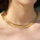 Thelma Layered Snake Chain Necklace