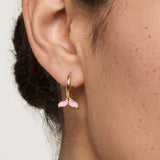 Whale Tail Hoops