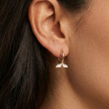 Whale Tail Hoops