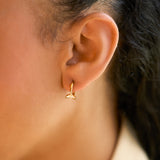 Whale Tail Hoops