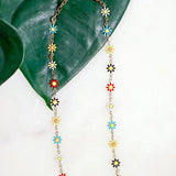 Lure Daisy Choker/Necklace Multi