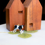 Tiny Spotted Cow Necklace